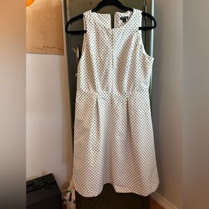 Polka Dot Sleeveless Dress- Ann Taylor